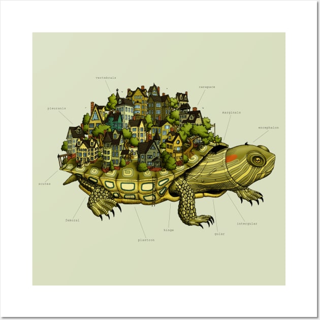 Turtle Town Wall Art by JadaFitch